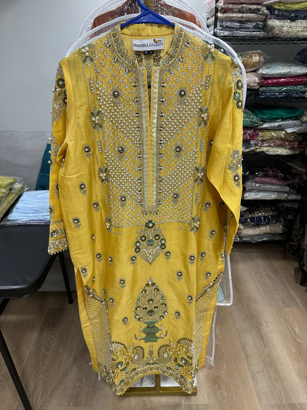 Wardha Saleem - Marigold Yellow