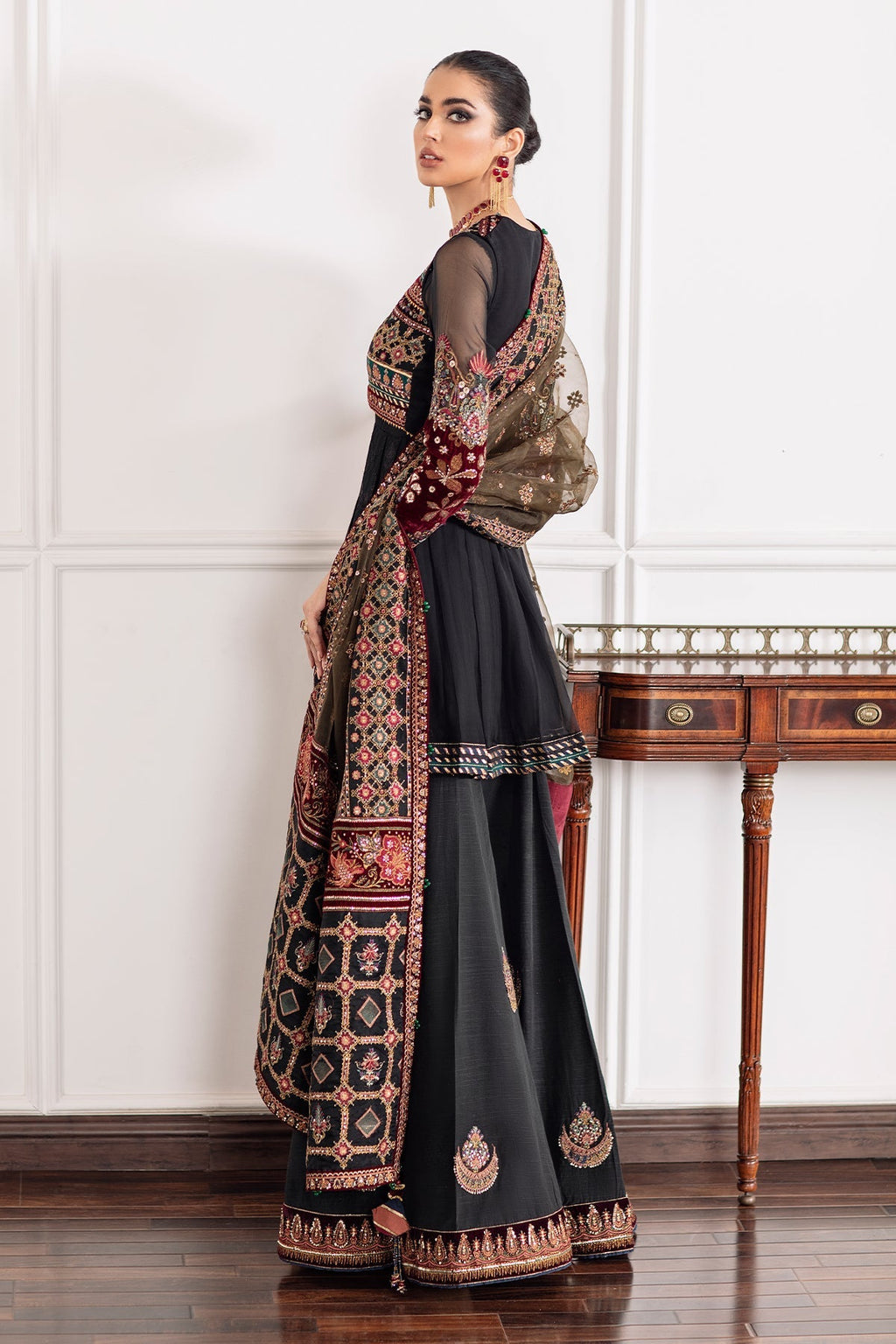Baroque- Chiffon Peplum