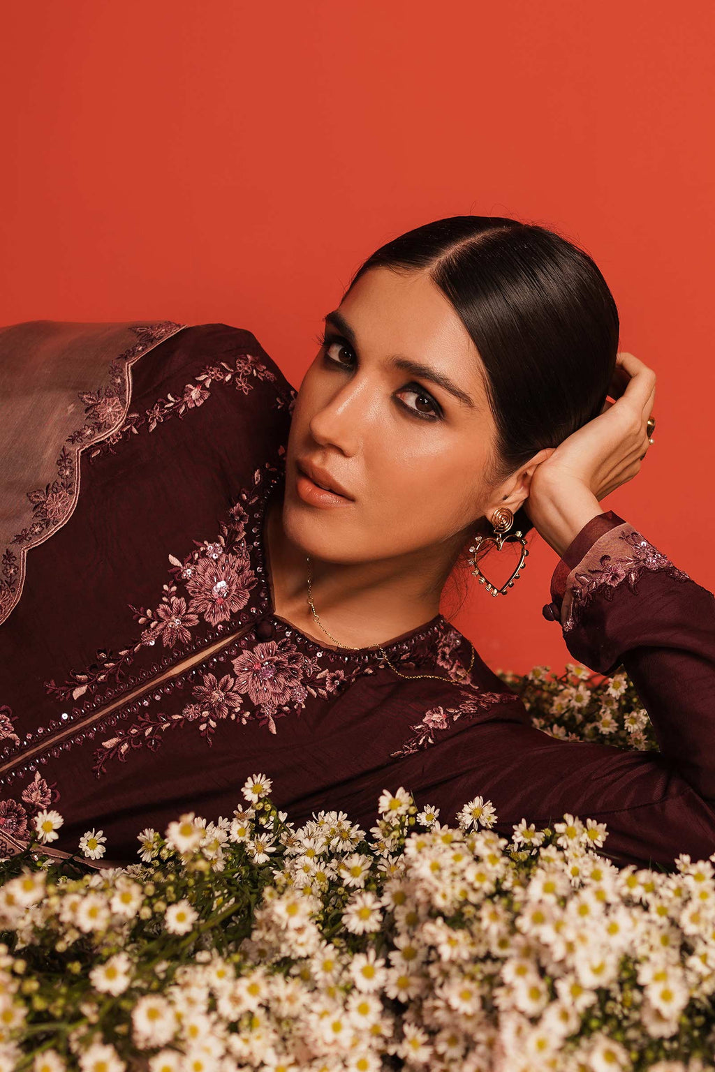 Zara Shahjahan - Plum