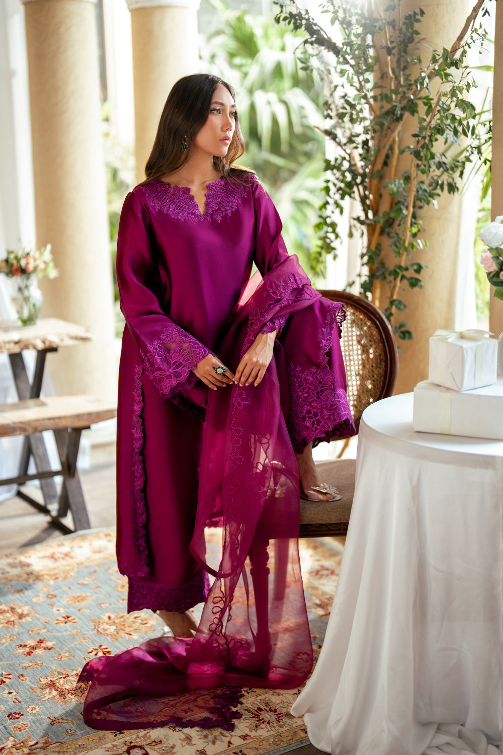AZURE- Sheesha Silk