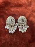 Pearl Kundan Earings