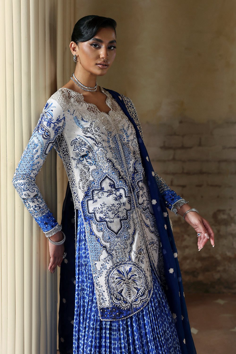 SORAYA-Silk Blue