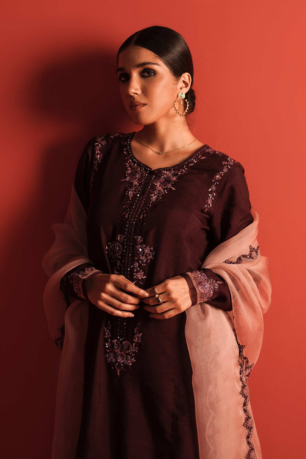 Zara Shahjahan - Plum