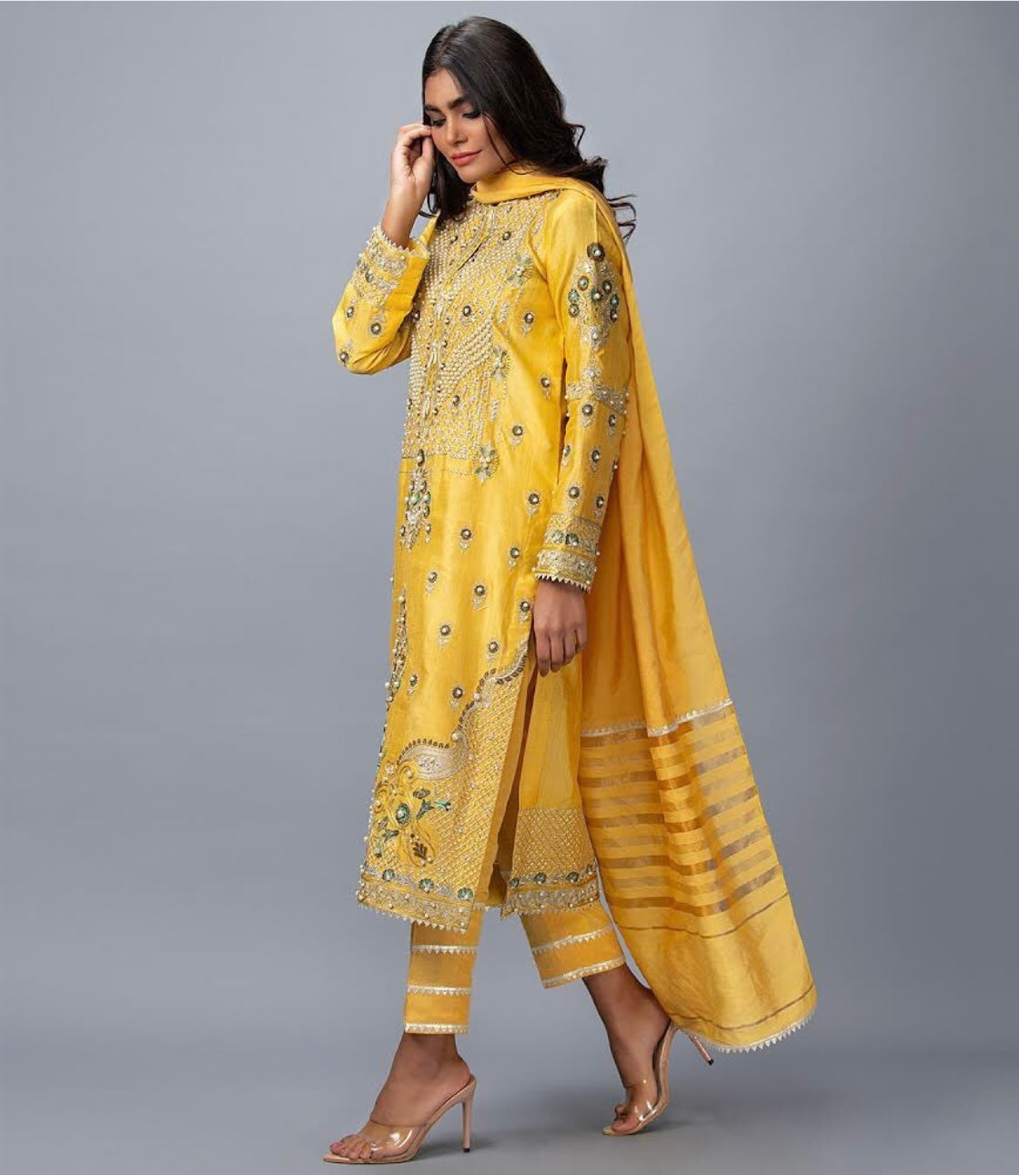 Wardha Saleem - Marigold Yellow
