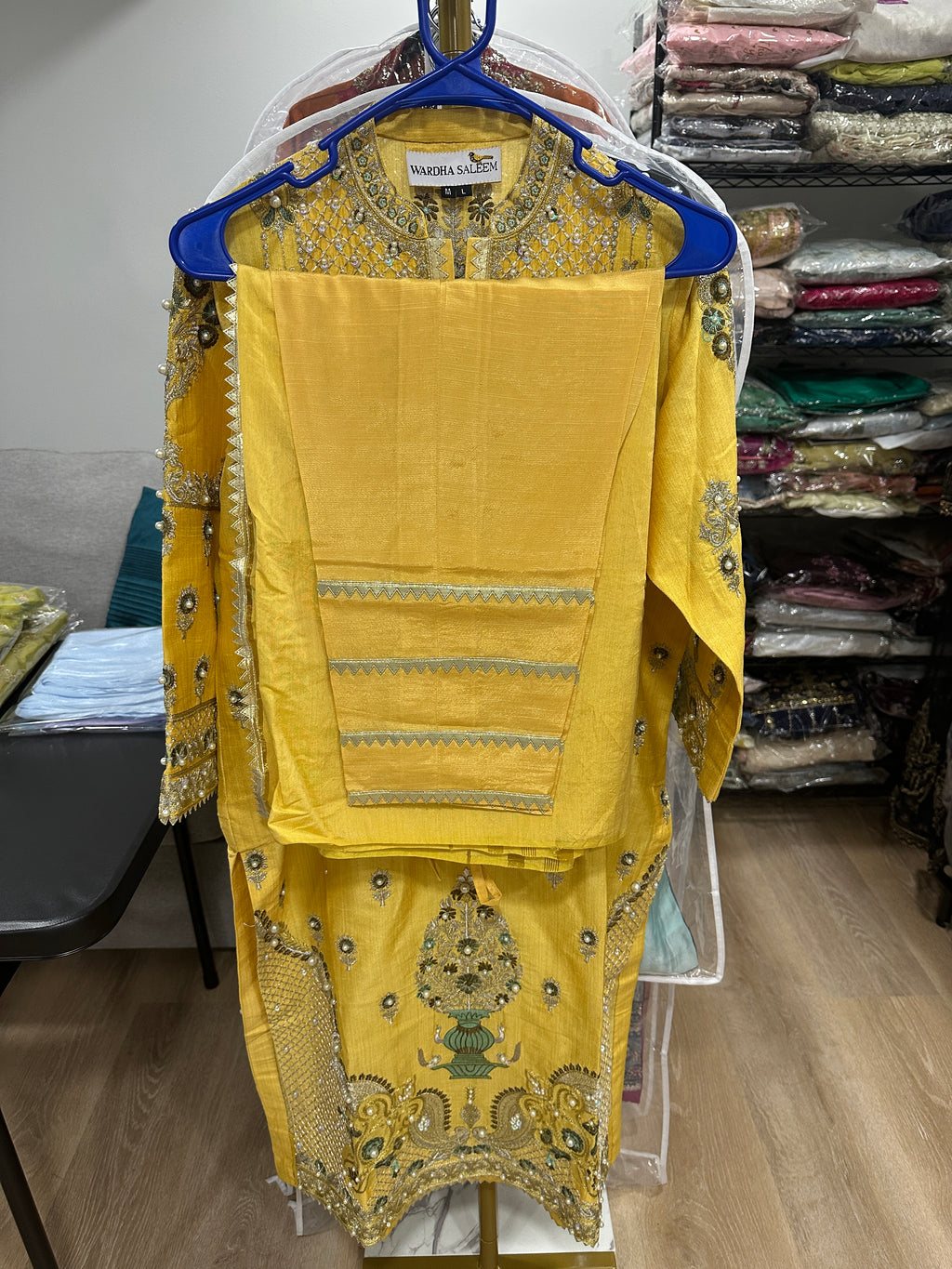 Wardha Saleem - Marigold Yellow