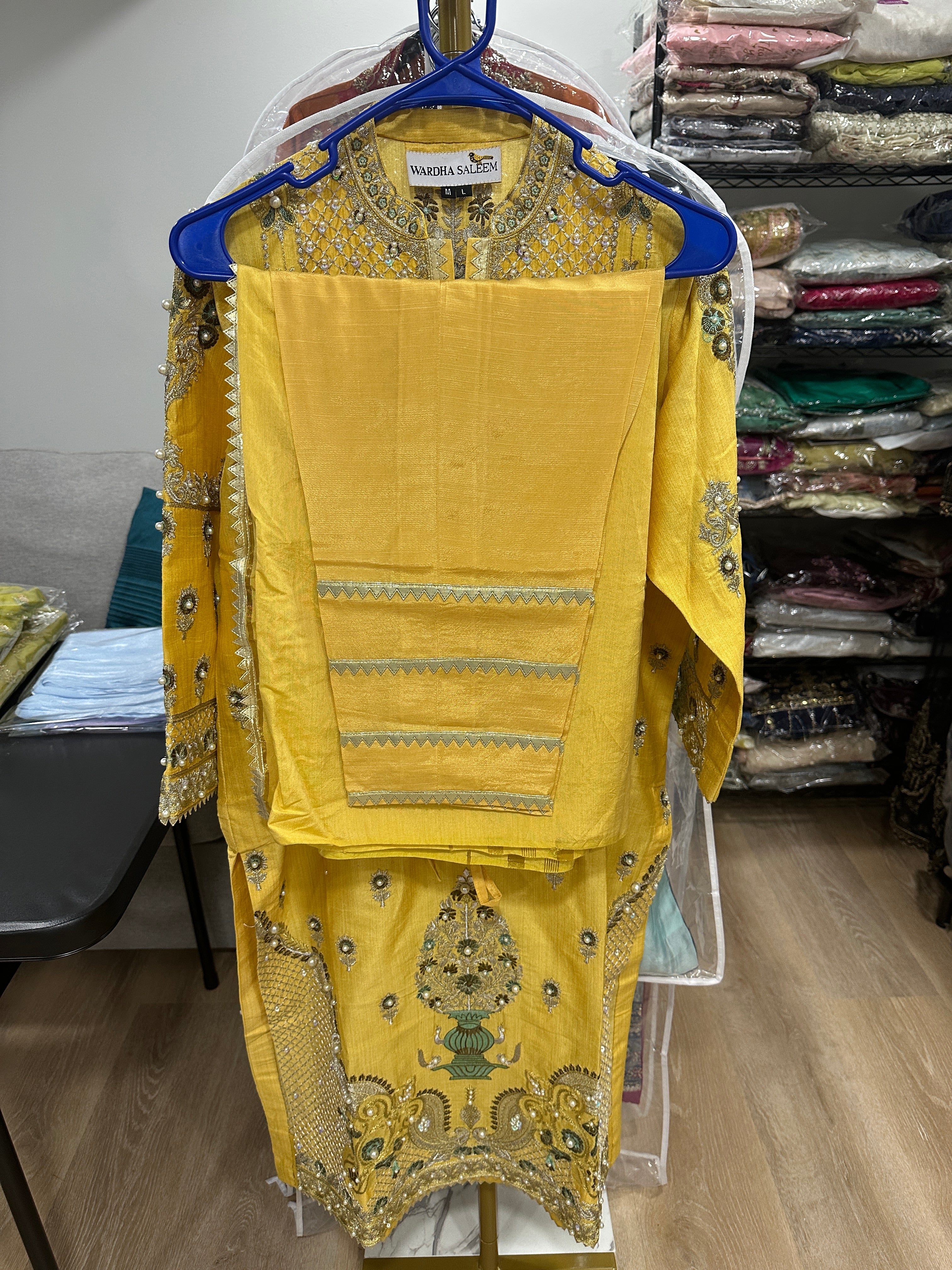 Wardha Saleem - Marigold Yellow