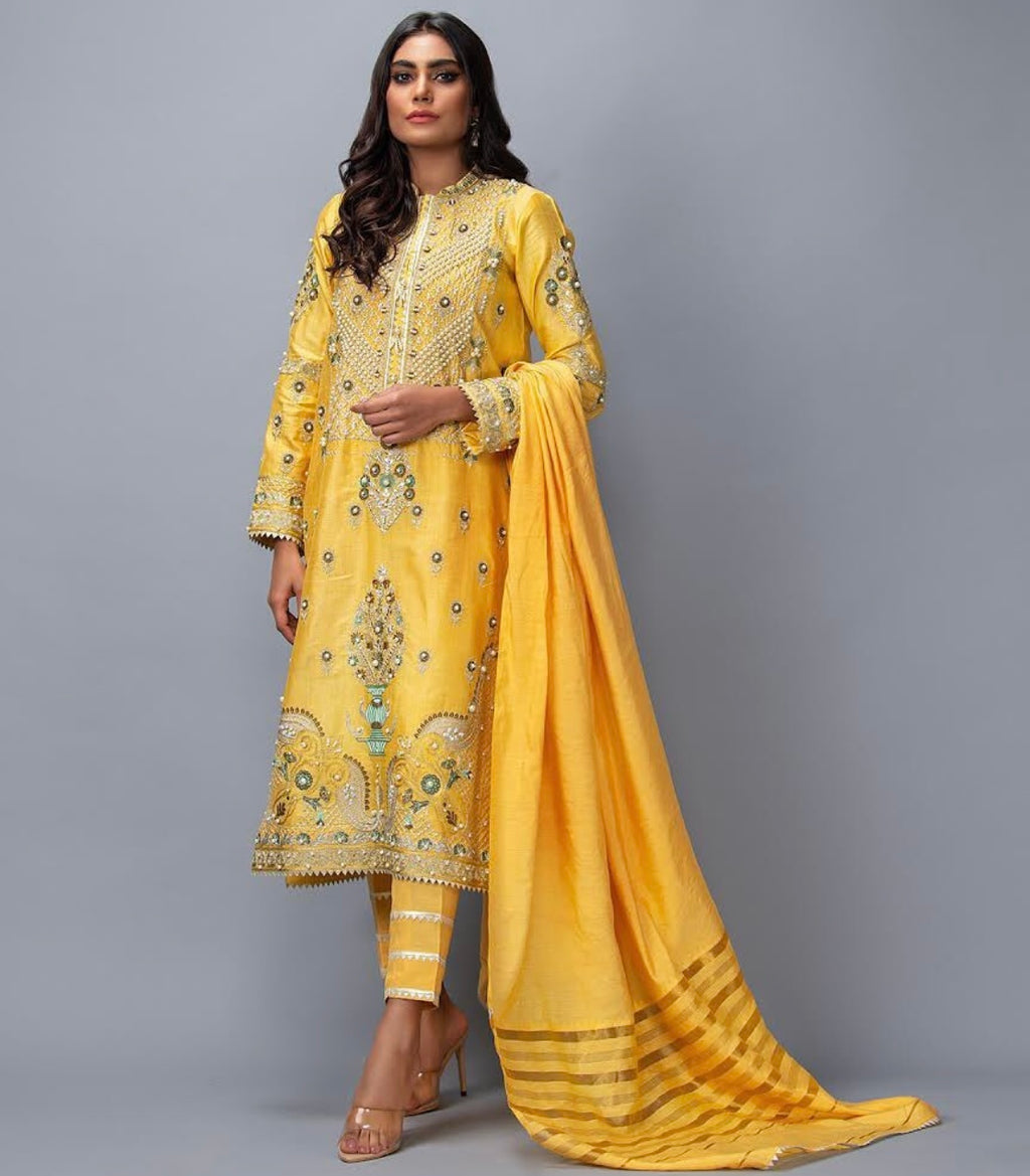 Wardha Saleem - Marigold Yellow