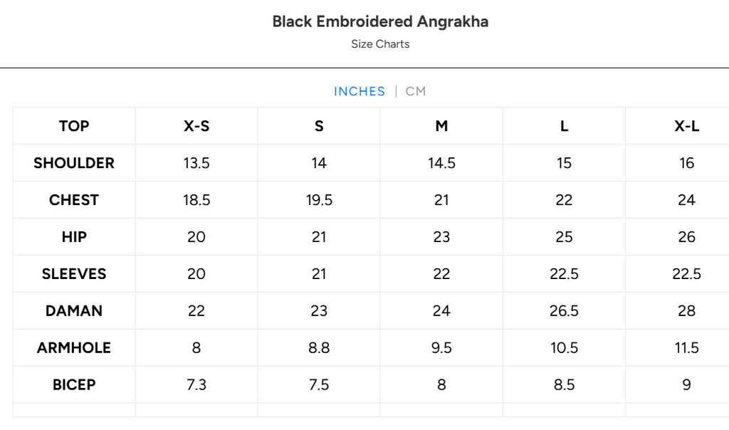 Aghanoor - Black Embroidered Angrakha