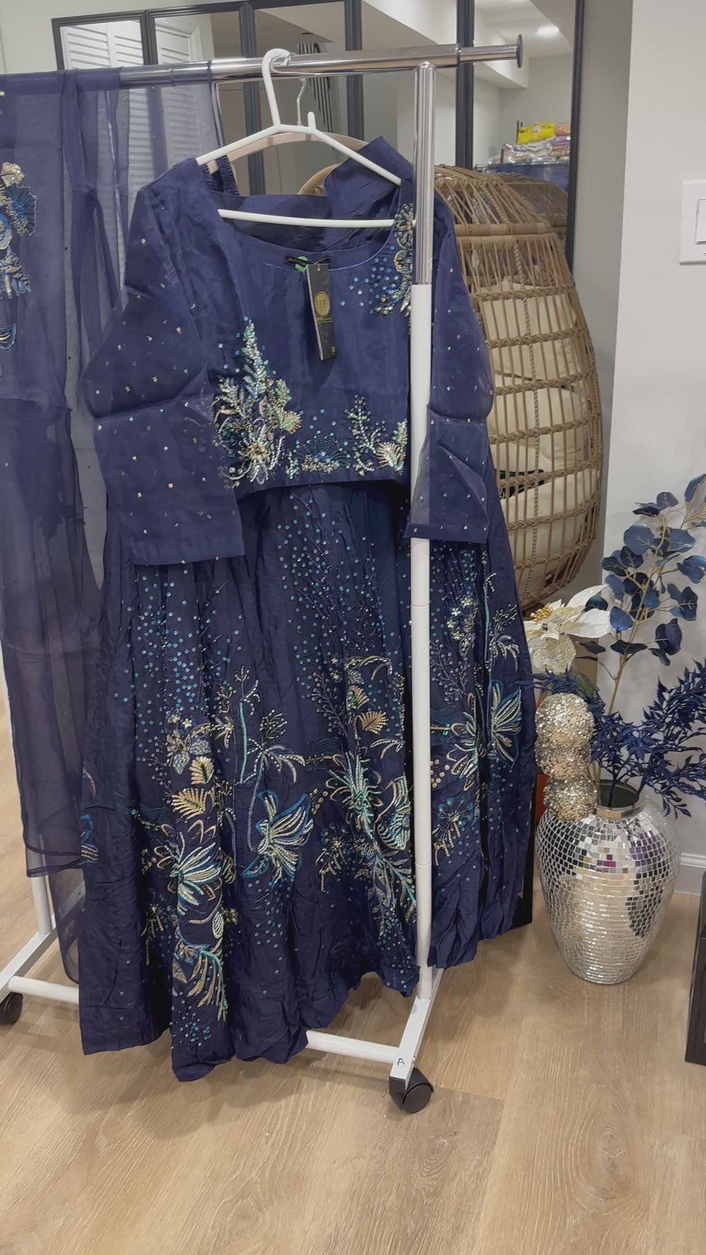 Twilight Blue - Lehnga