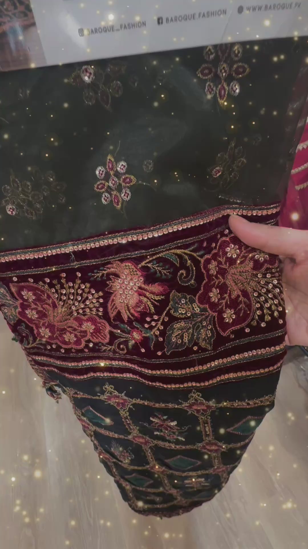 Baroque- Chiffon Peplum